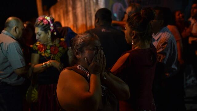 Momentos posteriores a la masacre en Minatitlán.