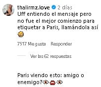 Usuarios critican el comentario de Tammy Parra a Paris Hilton.