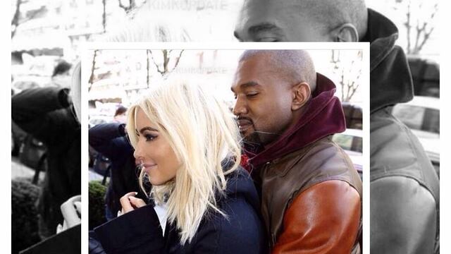 Kanye West y Kim Kardashian