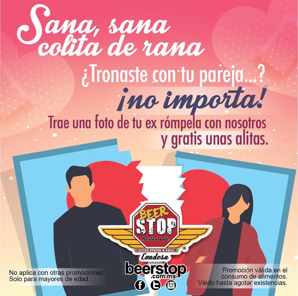 Romper la foto de tu ex en el restaurante, el requisito