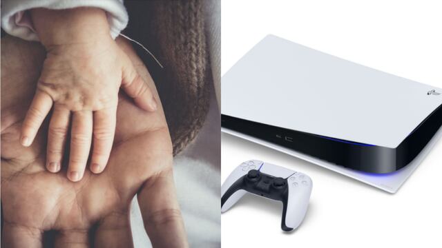 Le regala un PS5 a su hija de 2 años