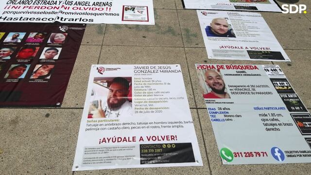 Protesta a un año de la desaparición de Javier y Daniel