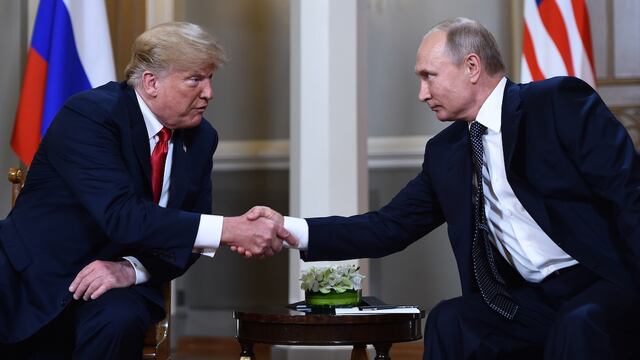 Donald Trump y Vladimir Putin