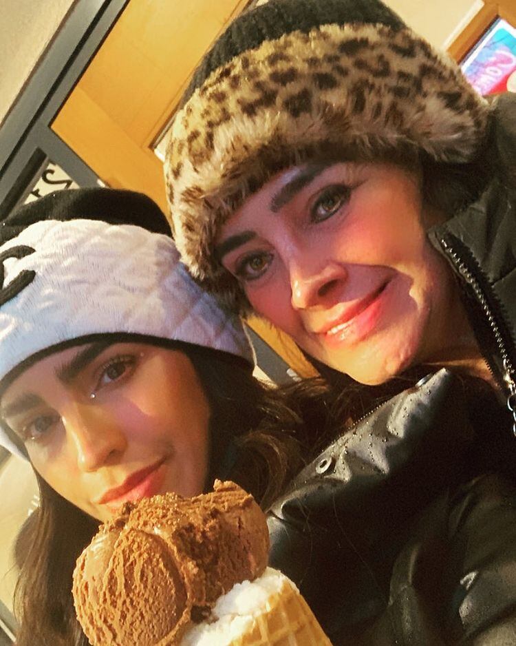 Bárbara de Regil con su mamá, Bárbara Alfaro.