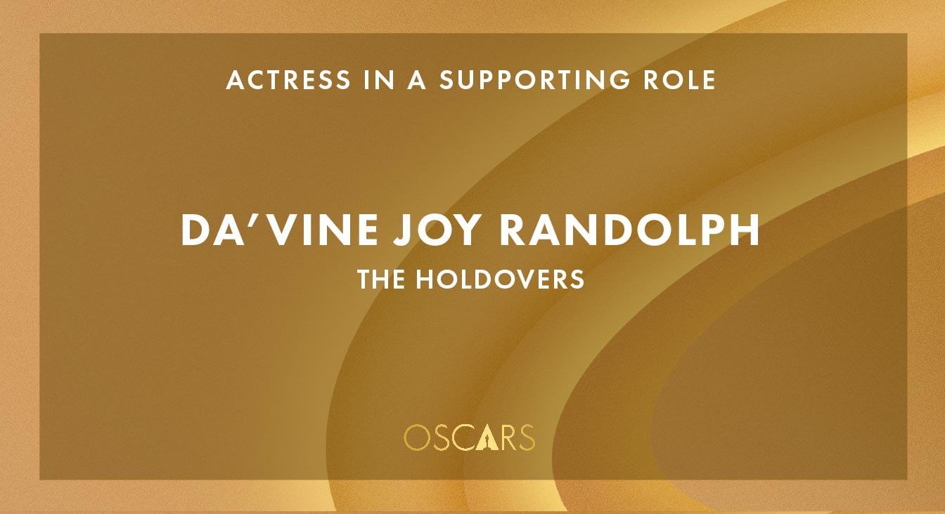 Da'vine Joy Randolph, ganadora Premios Oscar 2024