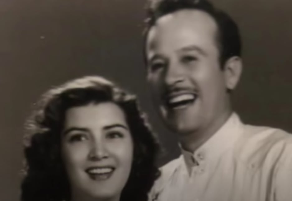 Irma Dorantes y Pedro Infante
