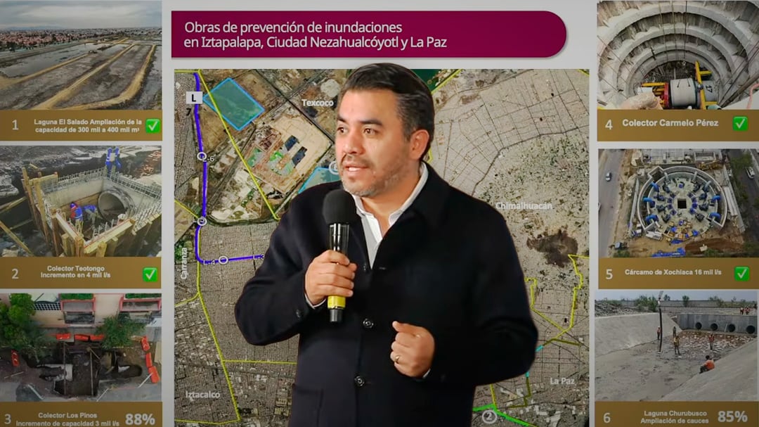 Así serán las seis obras que buscan evitar inundaciones en Iztapalapa, Nezahualcóyotl y La Paz