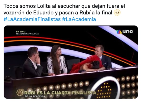 Meme Rubí finalista de La Academia