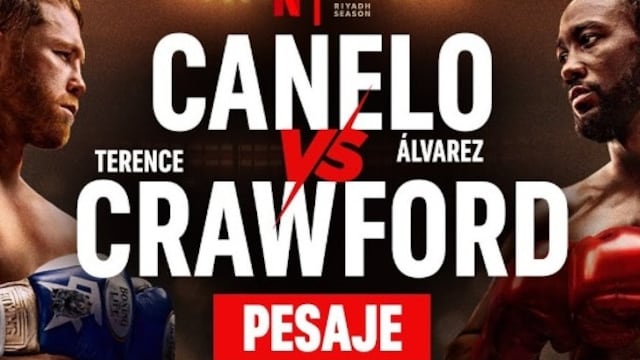 Canelo Álvarez vs Terence Crawford: ¿Cuándo y dónde ver la ceremonia de pesaje de la pelea?
