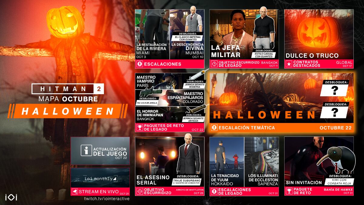 Calendario Hitman 2