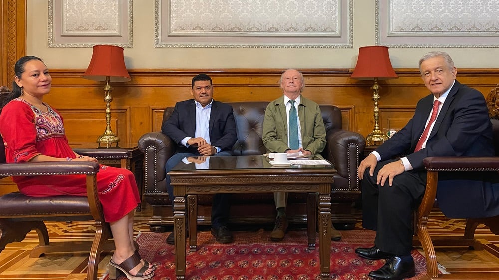 Maria Luisa Albores, Javier May, Víctor Manuel Toledo, AMLO