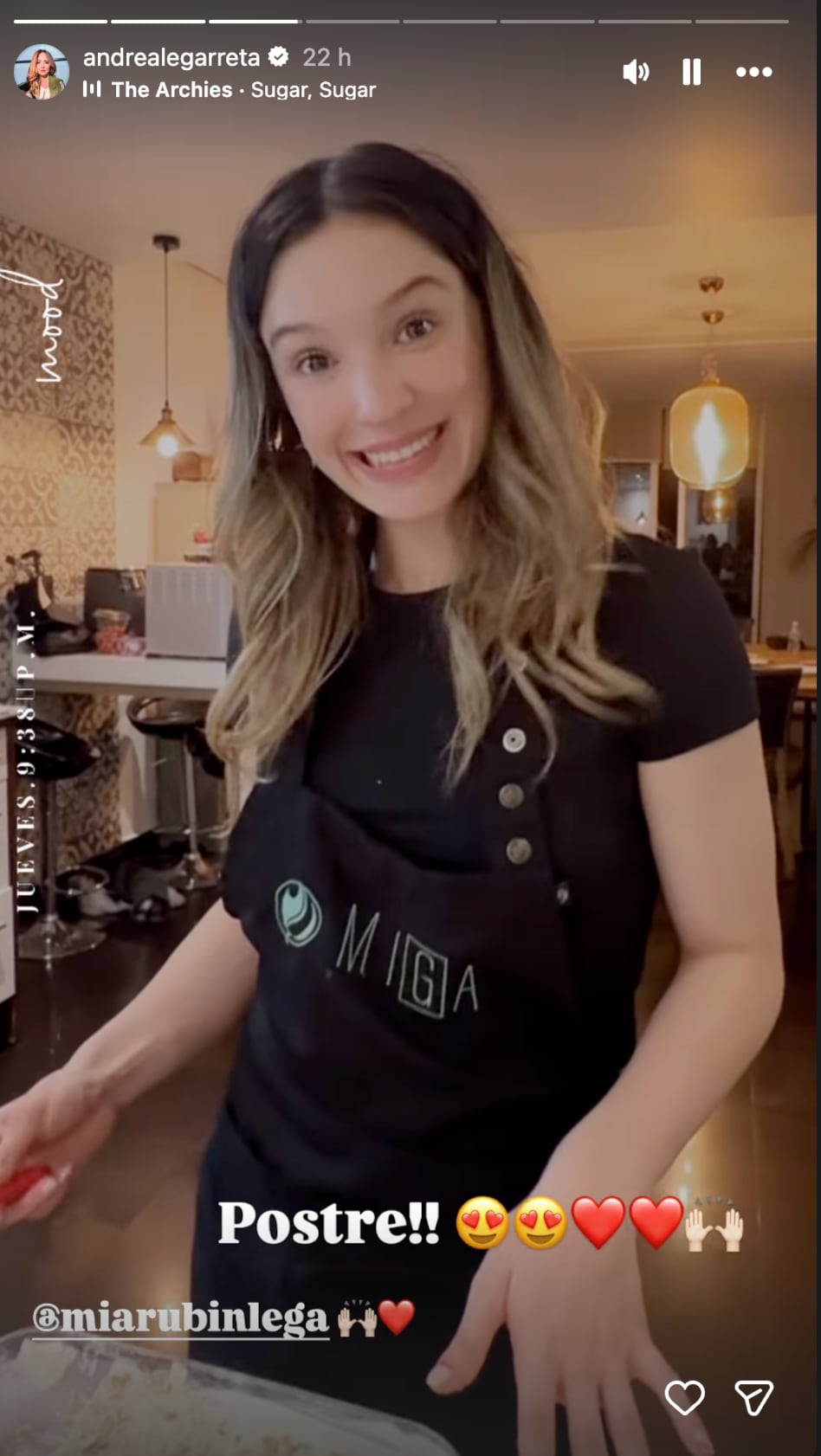 Mía Rubín encontró una nueva profesión por si la cantada no le es suficiente