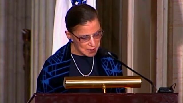 Rut Bader Ginsburg.