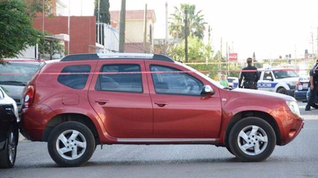 El vehículo de la periodista Miroslava Breach Velducea.