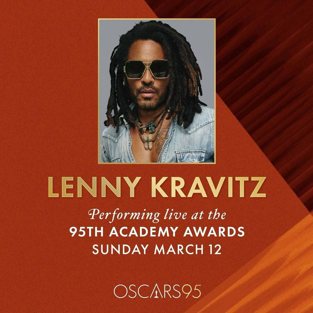 Lenny Kravitz dará presentación musical en los Premios Oscar 2023