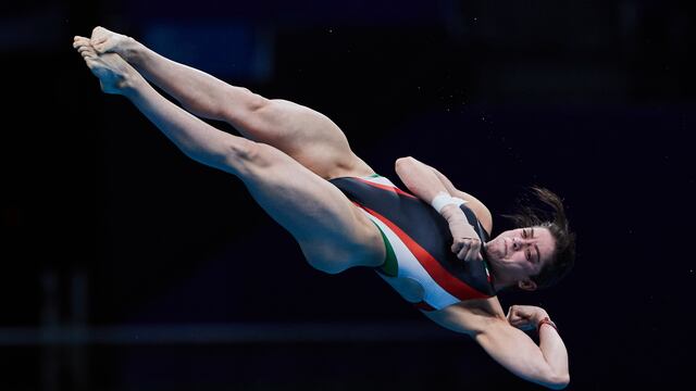 Alejandra Orozco, en los Juegos Olímpicos de Tokio 2020.