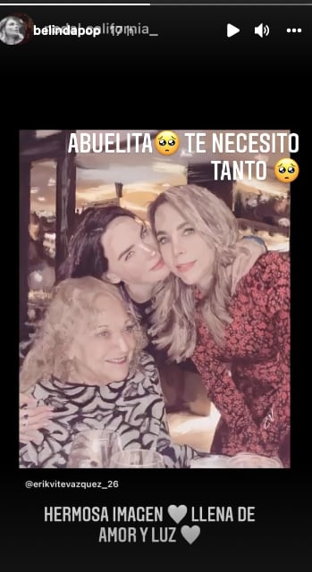 Belinda agradecer detalle