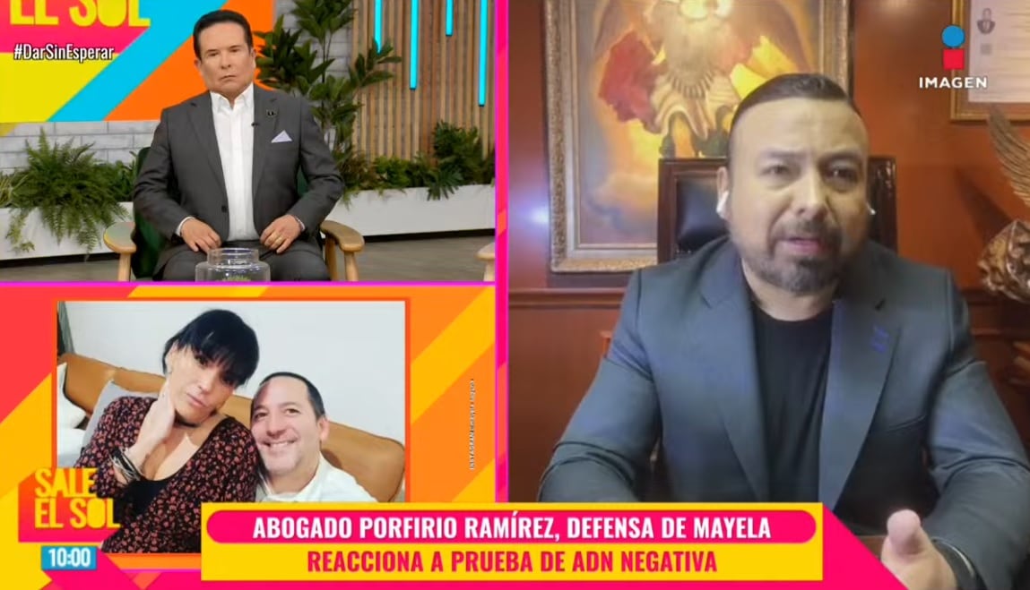 Abogado de Mayela Laguna habla sobre su reacción a la prueba de ADN negativa.
