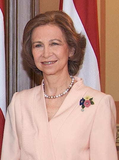 Sofía de Grecia, reina madre.
