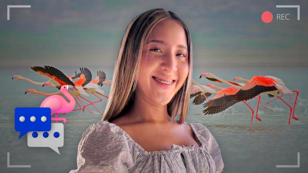 Elisa La Yuca responde tras polémica por espantar flamencos en Sisal