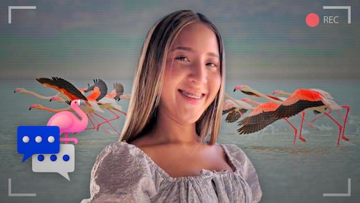 Elisa La Yuca responde tras polémica por espantar flamencos en Sisal