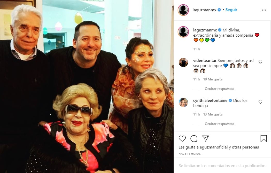 Alejandra Guzmán y Enrique Guzmán se reúnen en una fiesta