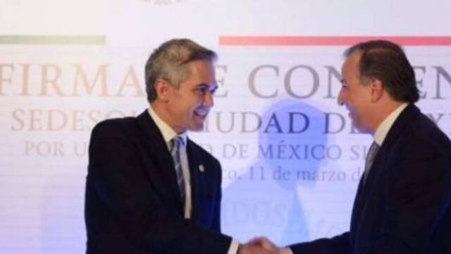 J. Antonio Meade y Miguel A. Mancera