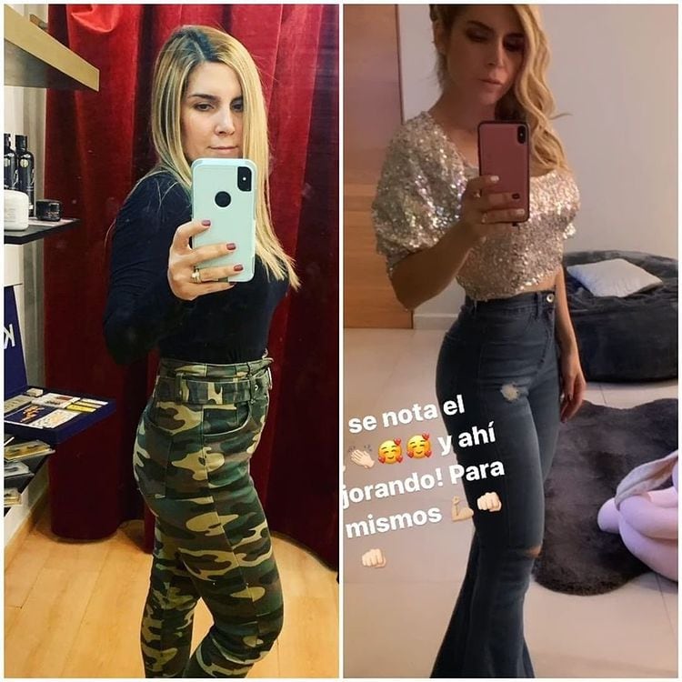Karla Panini muestra cómo ha cambiado su cuerpo