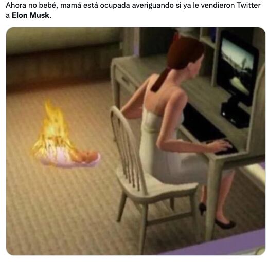 Memes sobre supuesta compra de Elon Musk a Twitter