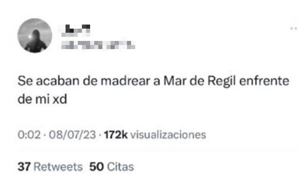 Rumor sobre Mar de Regil