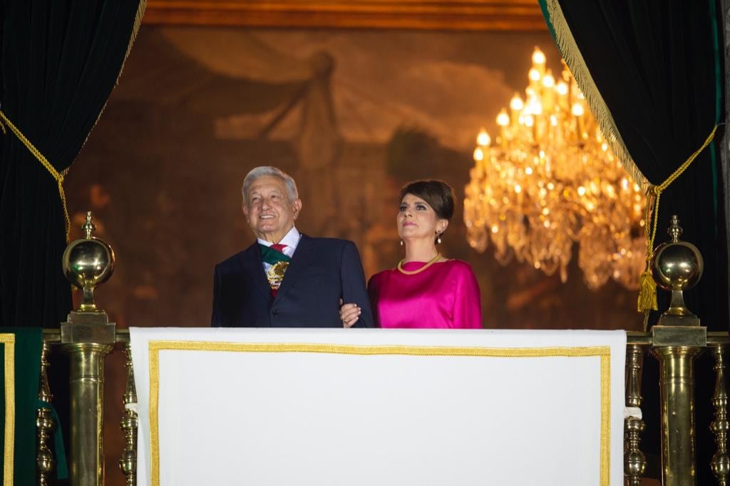 Andrés Manuel López Obrador y Beatriz Gutiérrez Müller