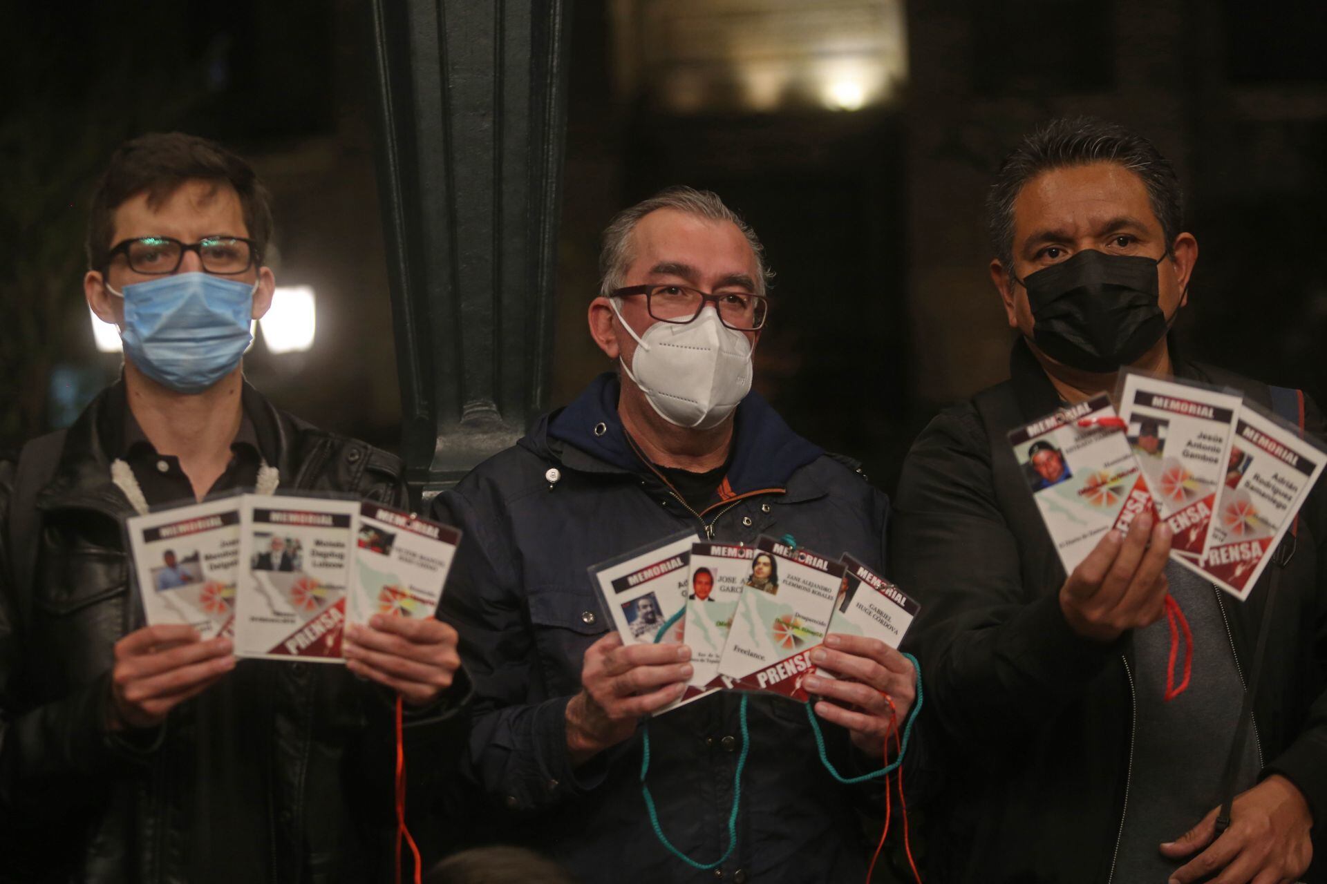 Protesta por violencia contra la prensa
