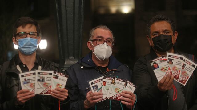 Protesta por violencia contra la prensa