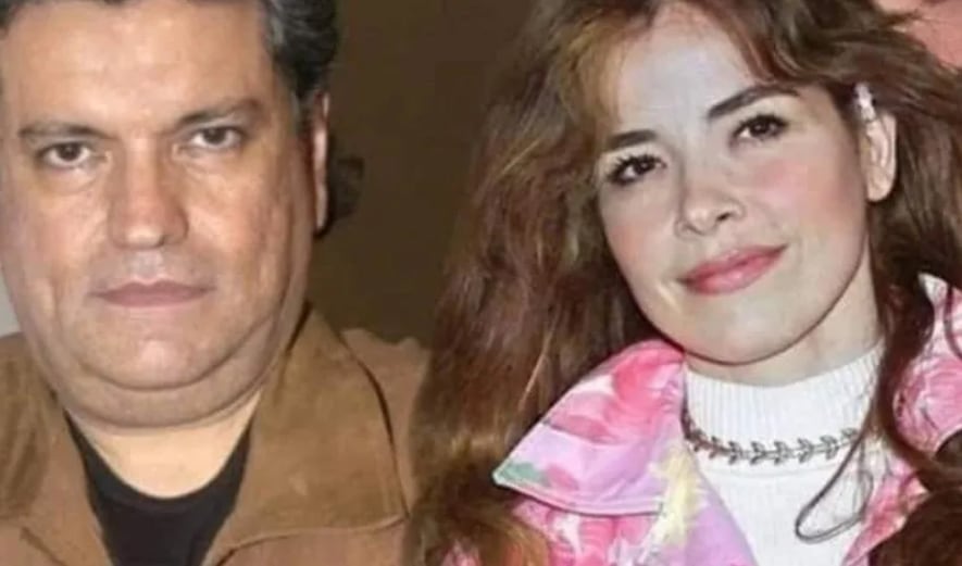 Sergio Andrade con Gloria Trevi