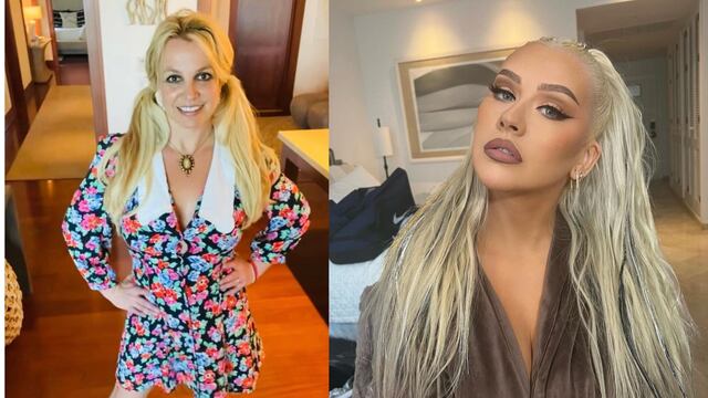 Britney Spears y Christina Aguilera.