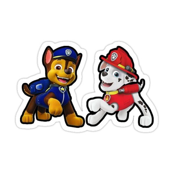 Stickers de Marshall de Paw Patrol para descargar