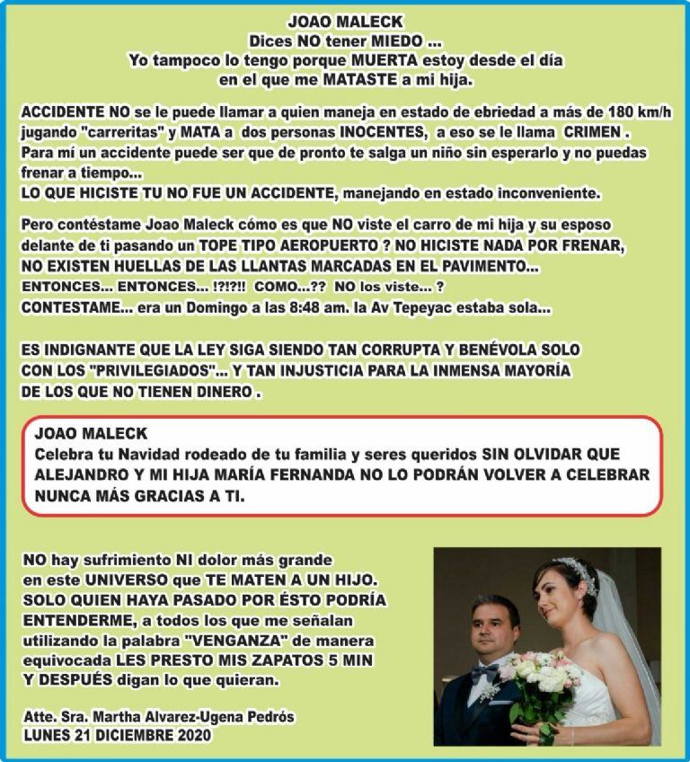 Comunicado a Joao Maleck