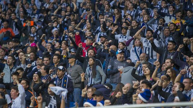 Aficionados de Rayados en el BBVA
