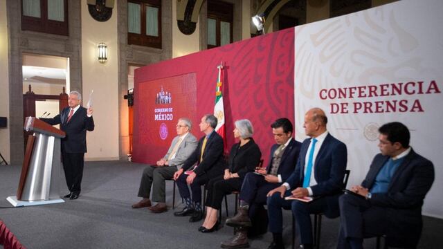 Aspecto de la mañanera de este 10 de marzo