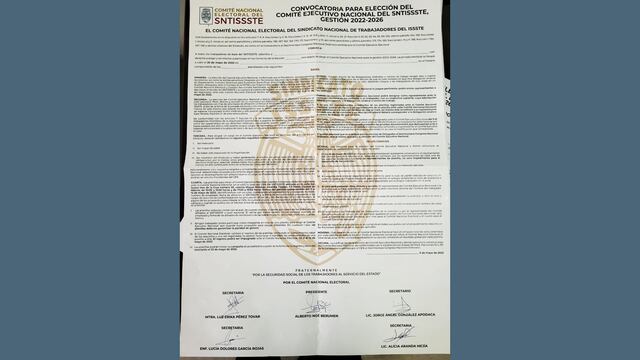 Convocatoria del SNTISSSTE
