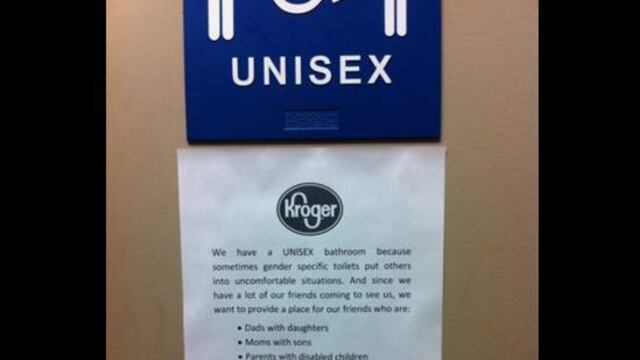 Aplauden a supermercado con baño para ambos sexos.