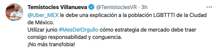 Uber transfóbico