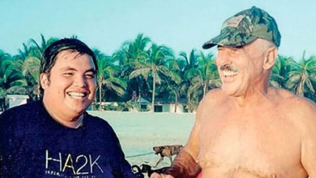 Andrés López Portillo con Andrés García