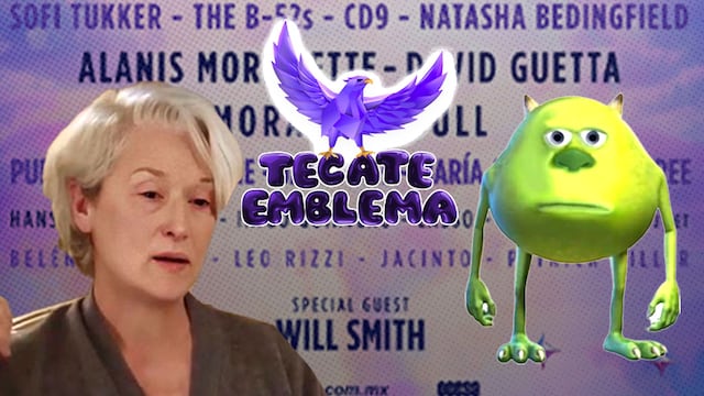 Memes contra el Tecate Emblema 2025 y cartel que está muy x