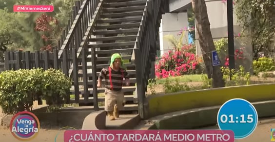Medio Metro en Venga la Alegría