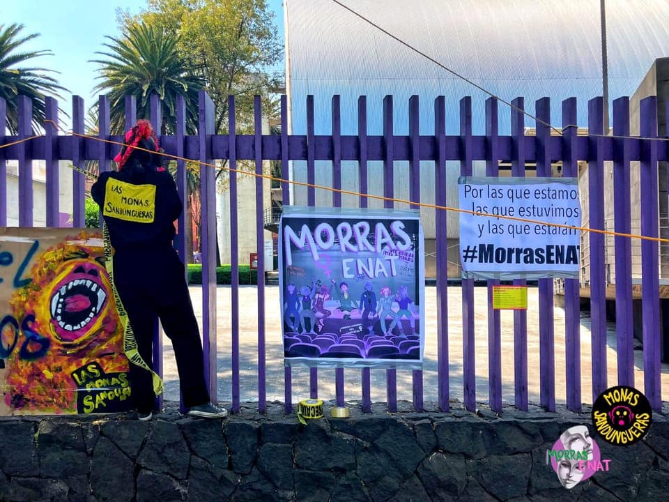 Protesta en la ENAT