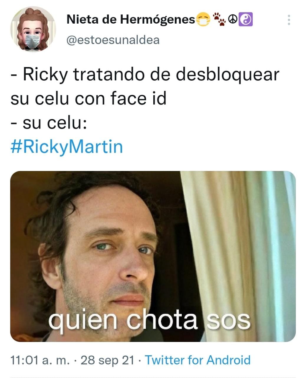 Meme de Ricky Martin