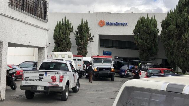 Tiroteo en banco. Robo