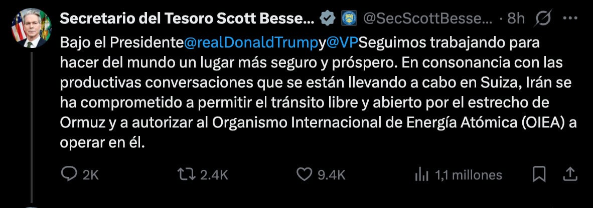 Estados Unidos autoriza la venta de petróleo iraní por 60 días
