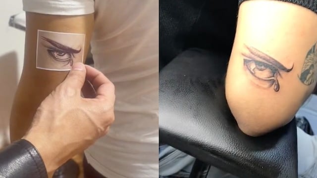 Tatuaje de la lágrima de Lucifer